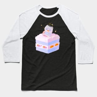 Kitty Cake Baseball T-Shirt